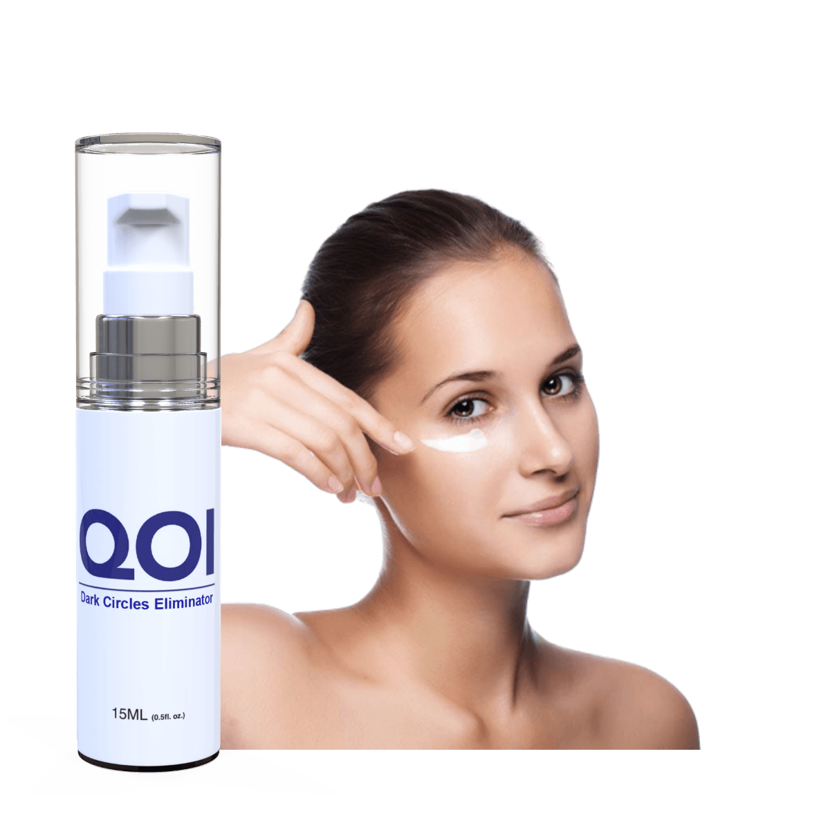 woman dark circles